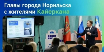 Встреча главы города Норильска с жителями Кайеркана