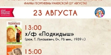 «Век кино. Имена. Даты. Судьбы» в честь 130-летия Фаины Раневской