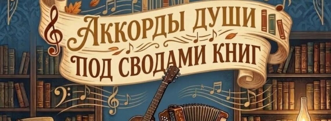 Творческий вечер «Аккорды души под сводами книг»
